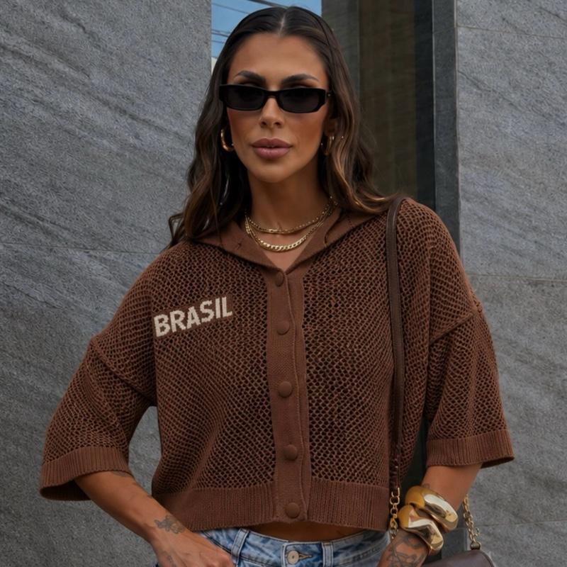 Blusa Gola Polo Tricot Brasil