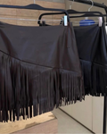 Saia Feminina Courino Western com Franjas