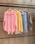 Camisa Feminina Listrada