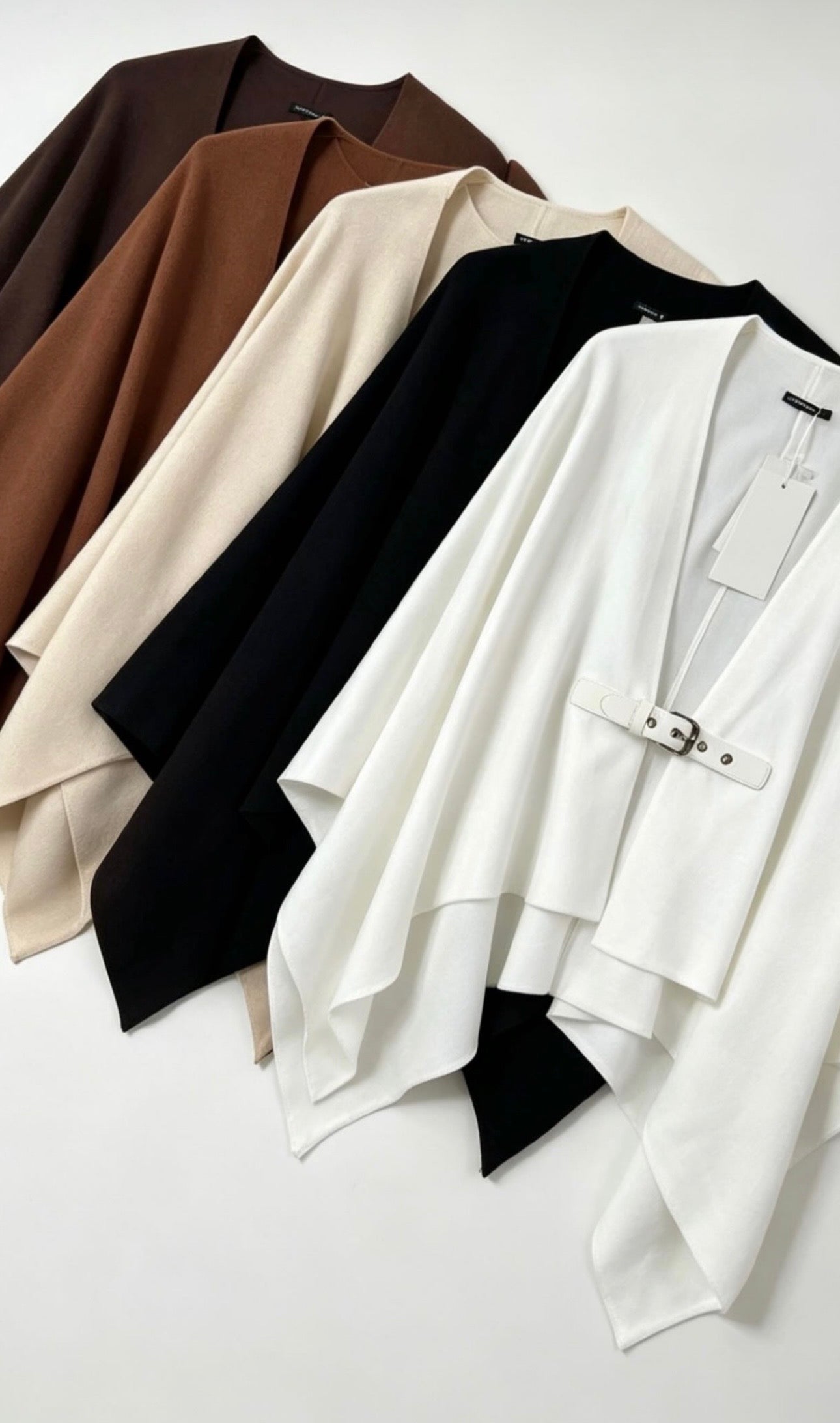 Capa Poncho Feminina Tricô