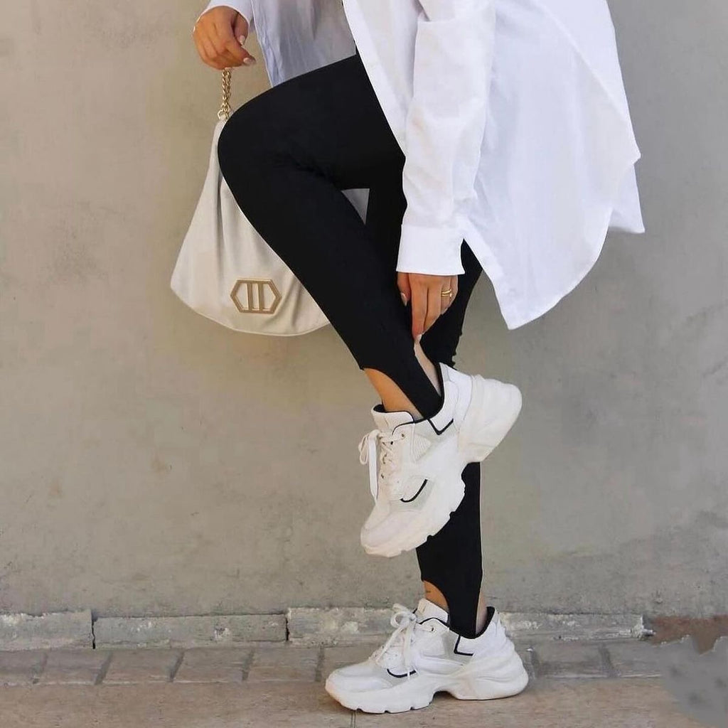 Calça Legging Flanelada Pézinho Confortável e Estilosa