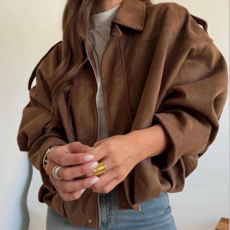 Jaqueta Feminina Suede